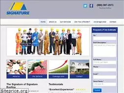 Sites similar to signatureroofing.net