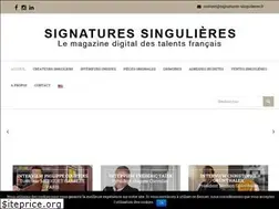Sites similar to signatures-singulieres.fr