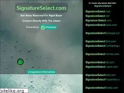 Sites similar to signatureselect.com