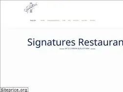 Sites similar to signaturesrestaurant.com