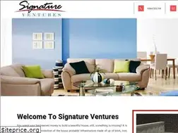 Sites similar to signatureventures.in