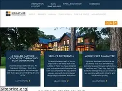 Sites similar to signaturewindows.co