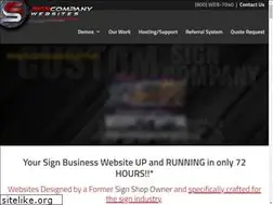 Sites similar to signcompanywebsites.com