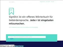 Sites similar to signdict.org