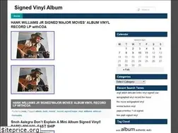 Sites similar to signedvinylalbum.net