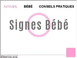 Sites similar to signes-bebe.com