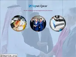 Sites similar to signetqatar.com