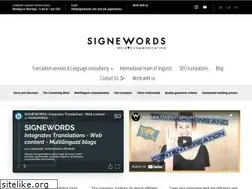 Sites similar to signewords.com