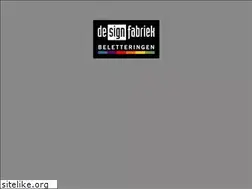 Sites similar to signfabriek.nl