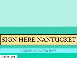 Sites similar to signherenantucket.com
