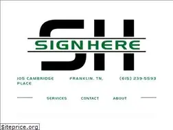 Sites similar to signhereoftn.com