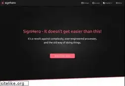 Sites similar to signhero.io