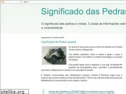 Sites similar to significado-das-pedras.blogspot.com