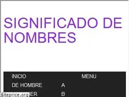 Sites similar to significado-de-nombres.com