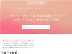 Sites similar to significado-nombre.es