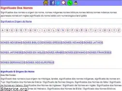 Sites similar to significado.origem.nom.br