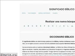 Sites similar to significadobiblico.com