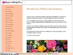 Sites similar to significadodelasflores.com