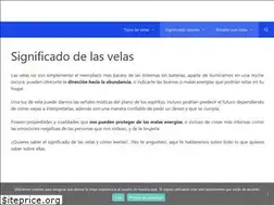 Sites similar to significadodelasvelas.org