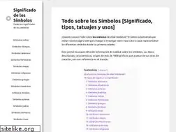 Sites similar to significadodelosimbolos.com
