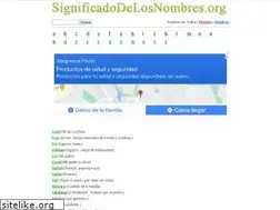 Sites similar to significadodelosnombres.org