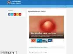 Sites similar to significadodelossuenos.name