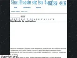 Sites similar to significadodelossuenos.org