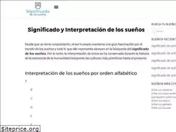 Sites similar to significadodelossuenos.pro