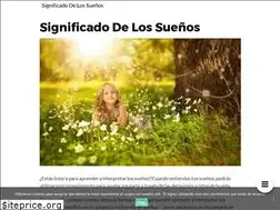 Sites similar to significadodelossuenos.win