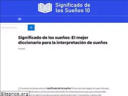 Sites similar to significadodelossuenos10.net