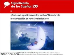 Sites similar to significadodelossuenos20.com