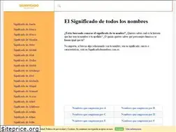 Sites similar to significadodenombres.com.es