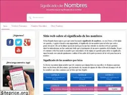 Sites similar to significadodenombres.net
