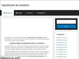 Sites similar to significadodenombres24.com