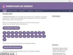 Sites similar to significadodesonhos.net