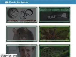 Sites similar to significadodossonhos.org