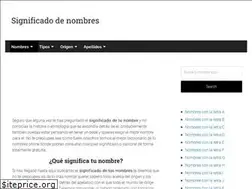 Sites similar to significados-de-nombres.com