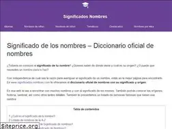 Sites similar to significados-nombres.com
