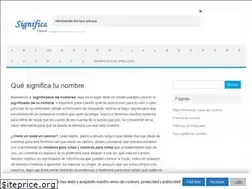 Sites similar to significadosdenombres.net