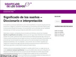 Sites similar to significadossuenos.com