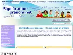 Sites similar to signification-prenom.net