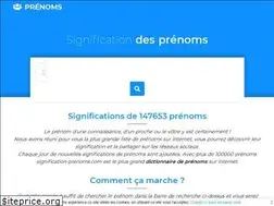 Sites similar to signification-prenoms.com