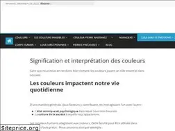 Sites similar to significationdescouleurs.com