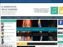 Sites similar to significatocanzoni.it