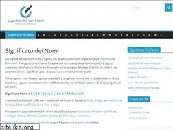 Sites similar to significatodeinomi.net