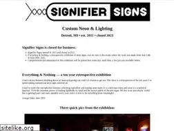 Sites similar to signifiersigns.com