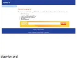 Sites similar to signing.us