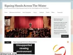 Sites similar to signinghandsacrossthewater.com