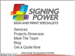 Sites similar to signingpower.com
