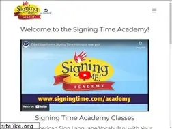 Sites similar to signingtimeacademy.com